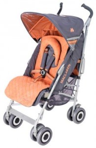 Colour photograph of one model of the Recalled MACLAREN Baby Strollers in the USA.  Photograph from U.S. CPSC WebSite.