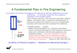 Colour image showing Page 35 from my Overhead Presentation on 'Sustainable Fire Engineering' ... scheduled for this Thursday, 22 September 2011, at the ASFP Ireland Fire Seminar & Workshop ... to be held at the RDS, in Ballsbridge, Dublin. Click to enlarge.